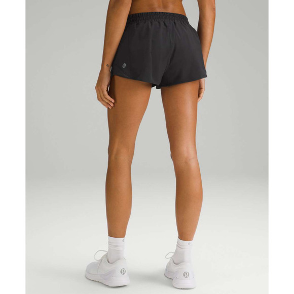 Lululemon Run Low-Rise Lined Shorts Black 8 NWOT - Picture 2 of 13